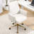 Mid-Back Liftable Office Chair, Striped Fabric, And Ergonomically Designed, Is An Excellent Choice For Working, Studying Or Relaxing