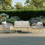 282cm Wide Straight Patio Sofa with Cushions