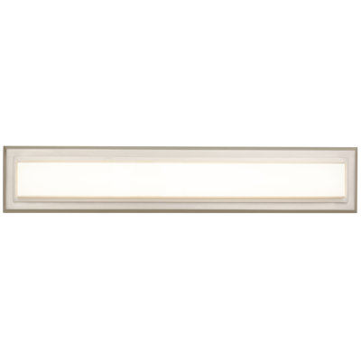 Integrated Led Bathroom Vanity Bar, 24 - Inches In Brushed Nickel, Energy Smart And Maintenance , 1660 Lumens 26w High Performance, 3 Color Temperature Options, Dual Mount vertical/horizontal ,