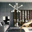 Lustre linéaire spoutnik moderne à 8 lumières Ruven-431840632