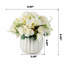 Arrangement floral mixte en pot-1476830650