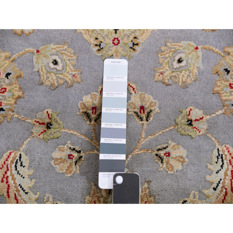 Tapis de couloir unique en laine 2 pi 8 po x 21 pi Caalin