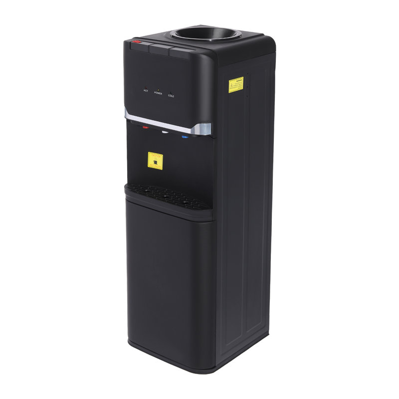 Freestanding Top Loading Hot & Cold & Warm Electric Water Dispenser, Black