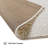 Modern Plush Pet and Kids Friendly Solid Color Off White Area Rugs, Stain & Fade Resistance, Perfect for Living Room, Dining Room, Bedroom, Playroom and Kidsroom, Event, Wedding, Amberlyn Binded Rug-529459252