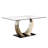 Wacker Glass Top Dining Table