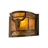 Steer Skull 1 - Light Flush Mounted Sconce