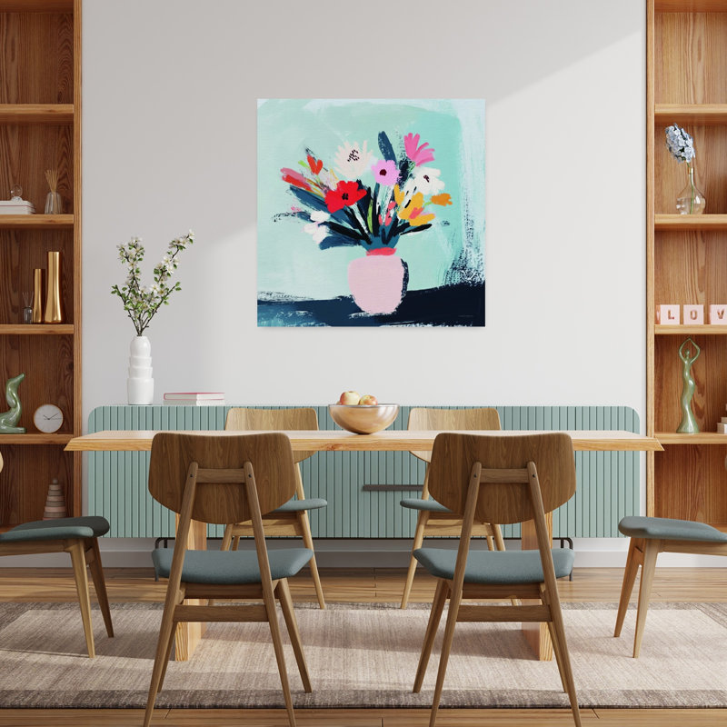 Art mural floral, H 48 po x l 32 po