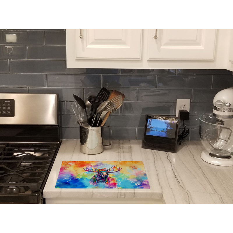 Planche à découper en verre Hippie Animal Moose