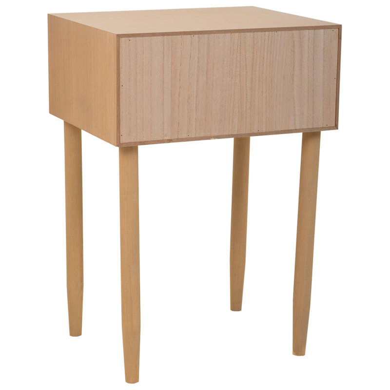Vannie 41cm W Manufactured Wood Bedside Table