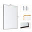 Idina Aluminum Framed Rectangle Wall Bathroom Mirror-826118792-826118793
