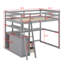 Lit mezzanine avec bureau et tablettes, tiroirs-356977399-356977385