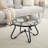 Tempered Glass Surface Coffee Table Set