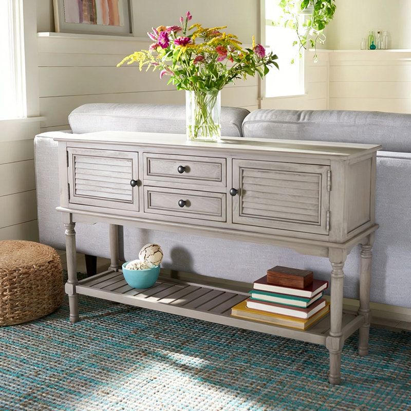 Console de luxe française de style français, Gris