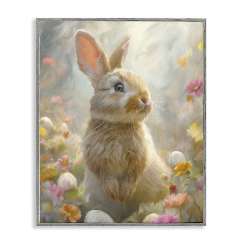 «Bunny Dreams Meadow», estampe numérique, conception de Kim Allen, H 14 po x l 11 po, Estampe numérique Farmhouse