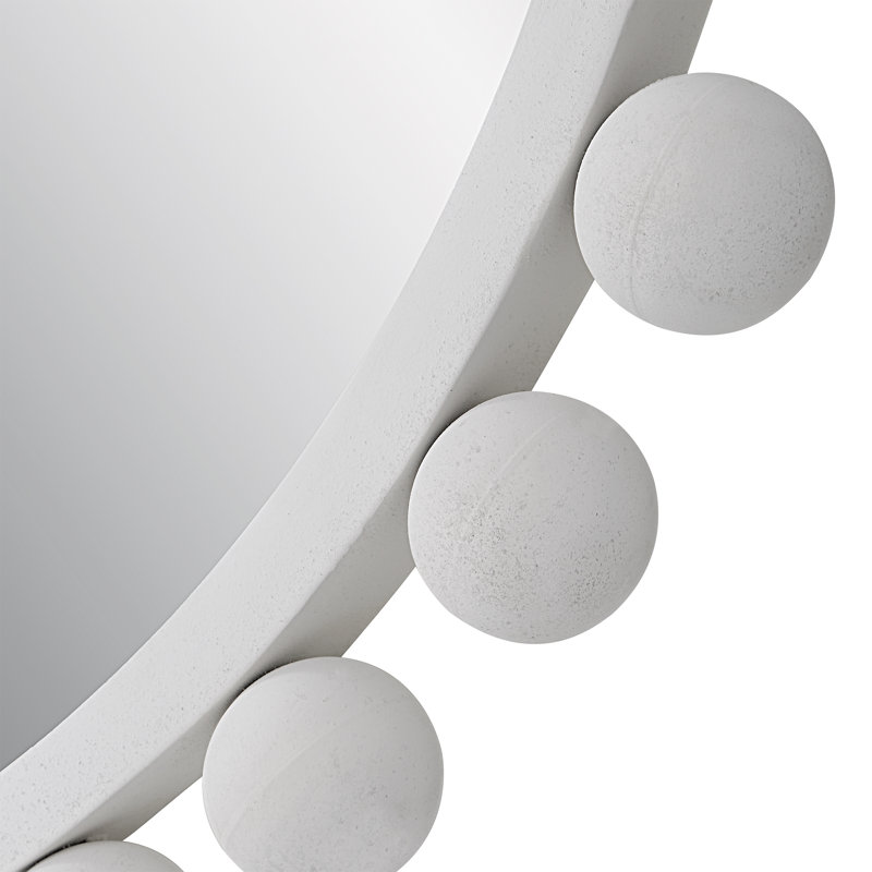 Miroir Suzie Paulding, Blanc mat