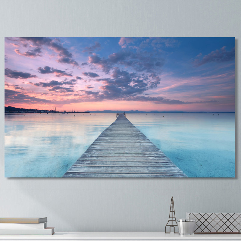 « ocean song », reproduction de photo sur toile tendue, H 28 po x l 48 po x P 1,5 po