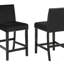 Ensemble de table de comptoir 5 pièces avec siège en velours 42 pouces Annuziata-760807981