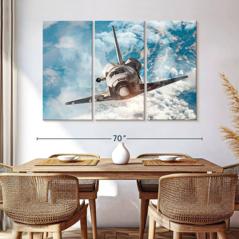 Oberle Spacecraft Ascent, 24" H x 38" W