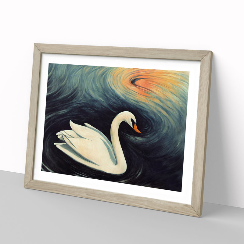 Showstopping Swan - Single Picture Frame Print