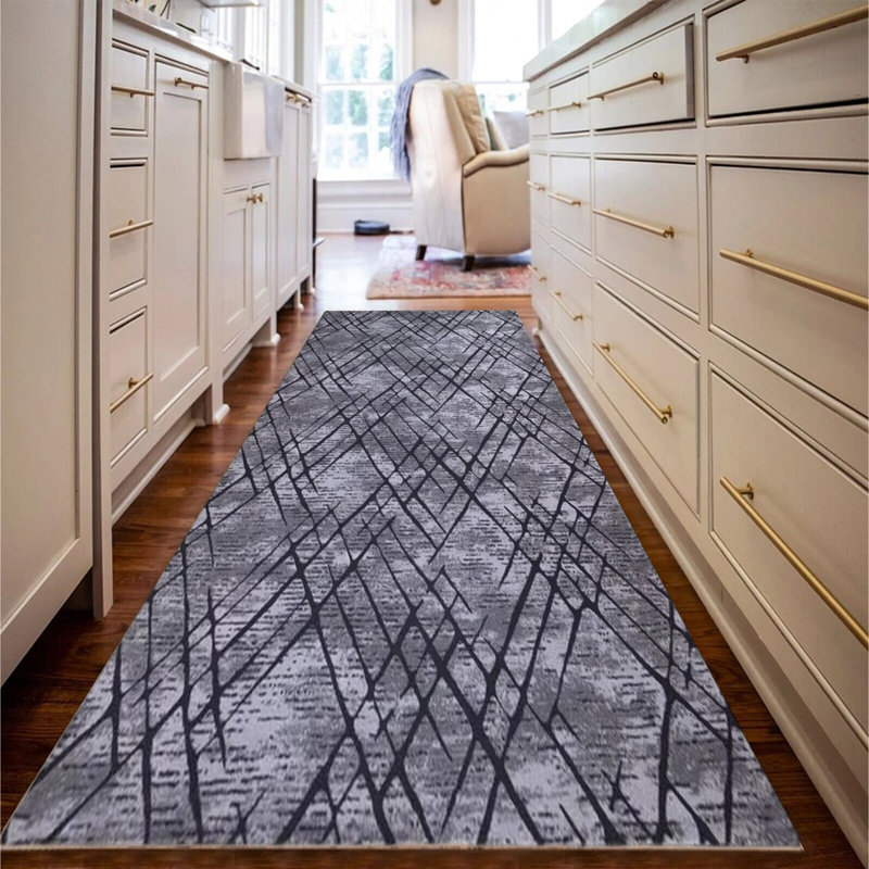 Cassopolis Abstract Indoor / Outdoor Area Rug, Rectangle 80 x 150cm