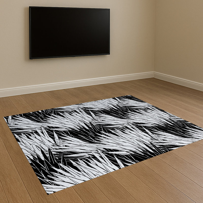 Geometric Area Rug, Runner 70 x 140 cm