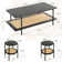 3-piece Rattan Living Room  Table Set - Coffee Table And Two End Tables
