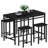 Parton 4 - Person Four Leg Dining Set-134210517
