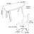 Red Saddle Leather Ash Wood Writing Desk-1104532360