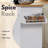 Kitchen Island with Spice Rack and Towel Holder, Storage Cart with Utensil Drawer, Interior Cabinet Storage and Locking Wheels-116087290