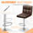 Stallcup Swivel Upholstered Adjustable Height Counter Stool with Metal Frame-1728056905