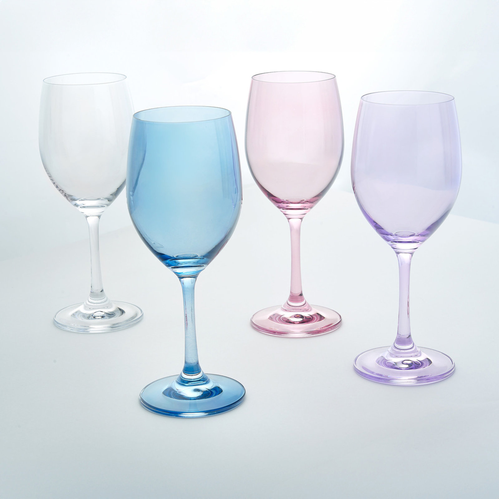 Veneto Crystal White Wine Glass, Clear