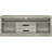 Engineered Wood Tv Stand Featuring Grey Driftwood Shade, Two Drawers For Storing Items, Rustic Look Adding Character, Construction, Smooth Surface, 15.5 Inches Wide Made Of In Color, Ample Storage