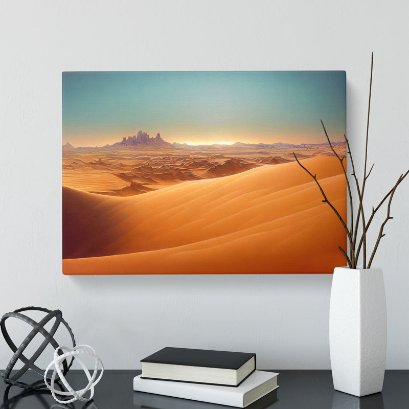 The Gorgeous Desert - Wrapped Canvas, 50cm H x 76cm W x 3cm D
