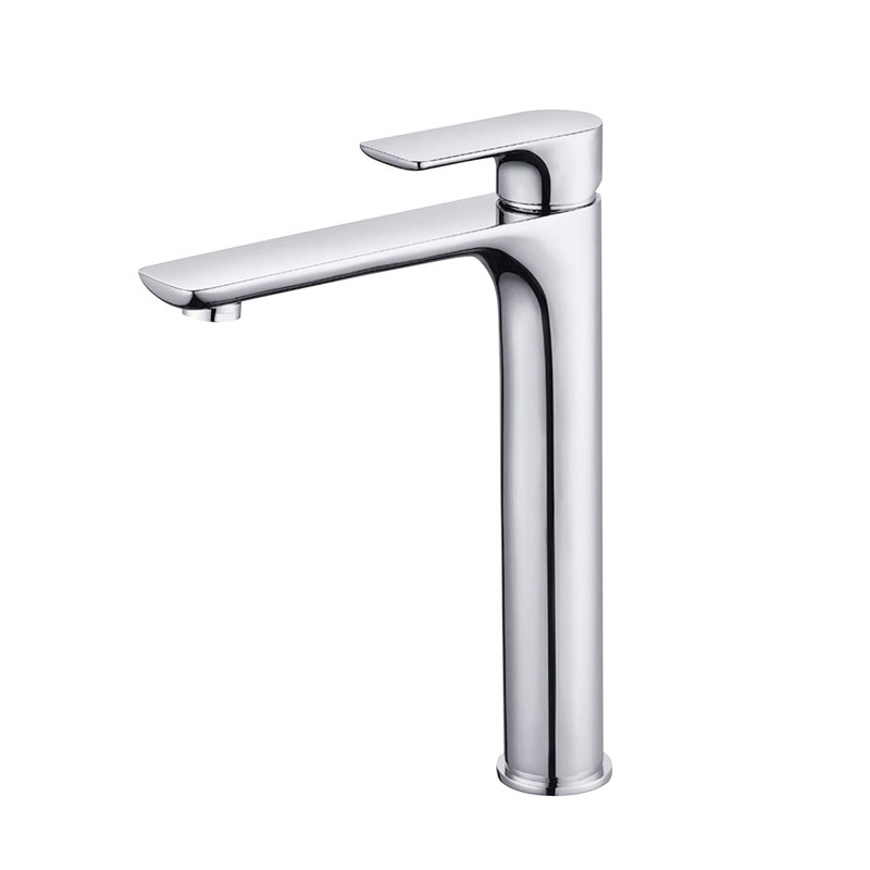 Tender Single-handle Bathroom Faucet with Drain Assembly, Chrome