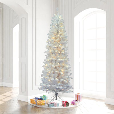 White Salem Pencil Pine Artificial Christmas Tree