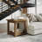 Pembroke Reclamation Rustic Reclaimed Solid Wood Square End Table With Storage Shelf