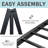 Amylia Heavy Duty 16"  Black Metal Bed Frame, No Box Spring Needed and Easy Assembly Platform Bed-715560967