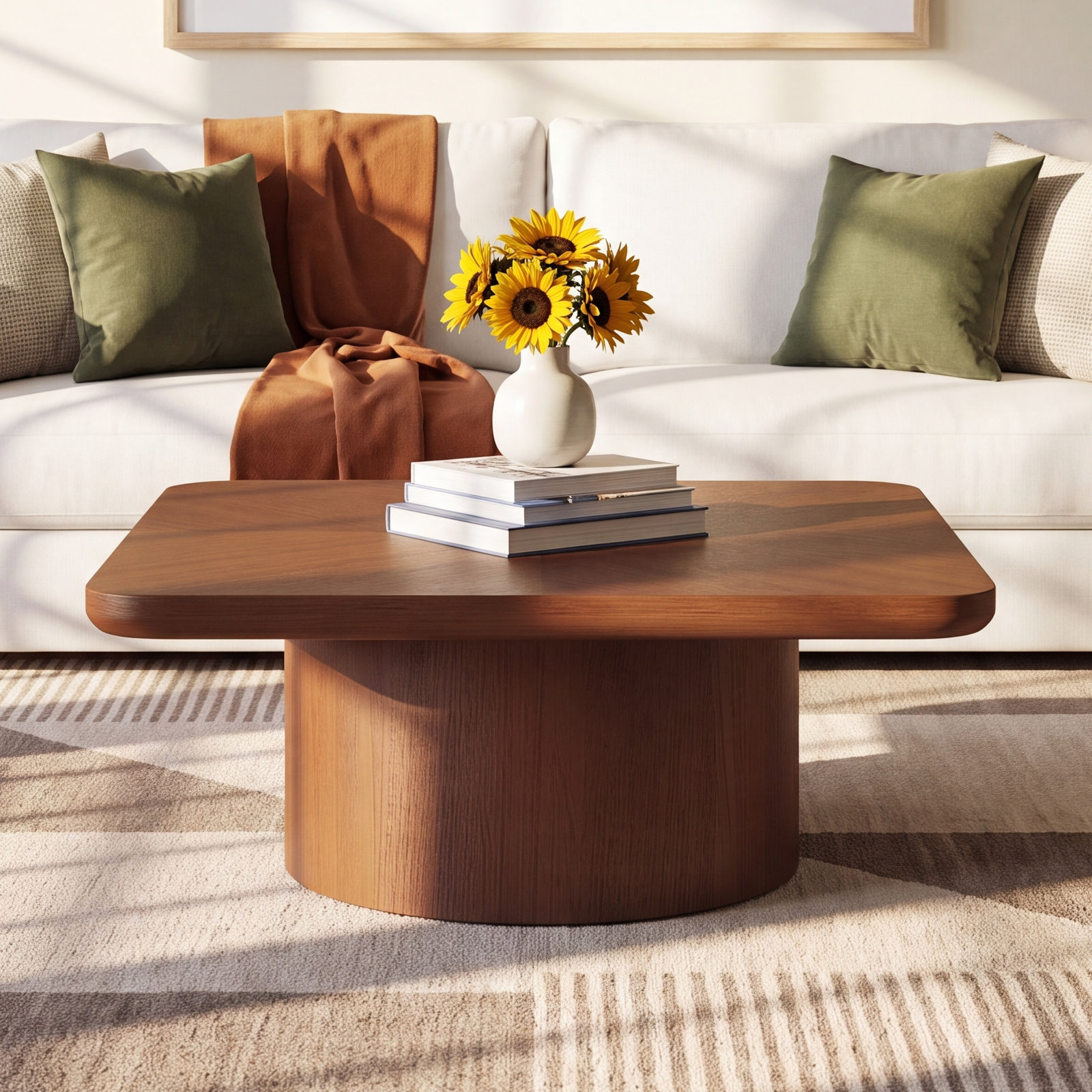 Belmore 39" Square Coffee Table