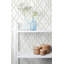 Luxe Haven Coastal Lattice 18' L x 27" W Smooth Peel and Stick Wallpaper Roll-53112891