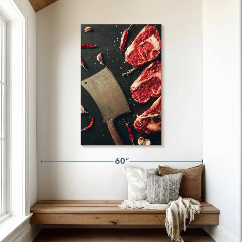 Yarlin Spiced Raw Steak, 45" H x 30" W