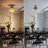 3-Light Modern Clear Glass Dome Flush Mount Ceiling Light-1488675789