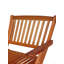 Ensemble de salle à manger pliable pour patio, 4 chaises pliantes, intérieur et extérieur universel, teck