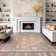 Alyssa Traditional Oriental Cream Polyester Area Rug