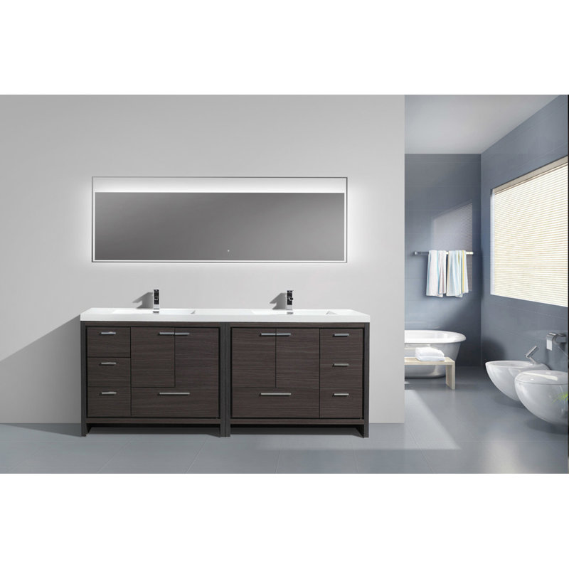Ensemble de meuble-lavabo double 83,4 po Lefebvre, null