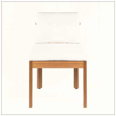 Chaise d'extérieur en bois d'acacia