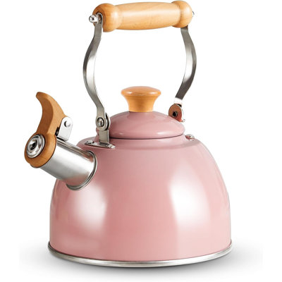 Whistling Stovetop Tea Kettle with Cool-Touch Handle, 1.6QT