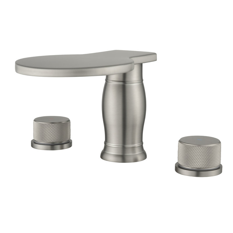 2 Handle Deck Roman Tub Faucet, Brushed Nickel