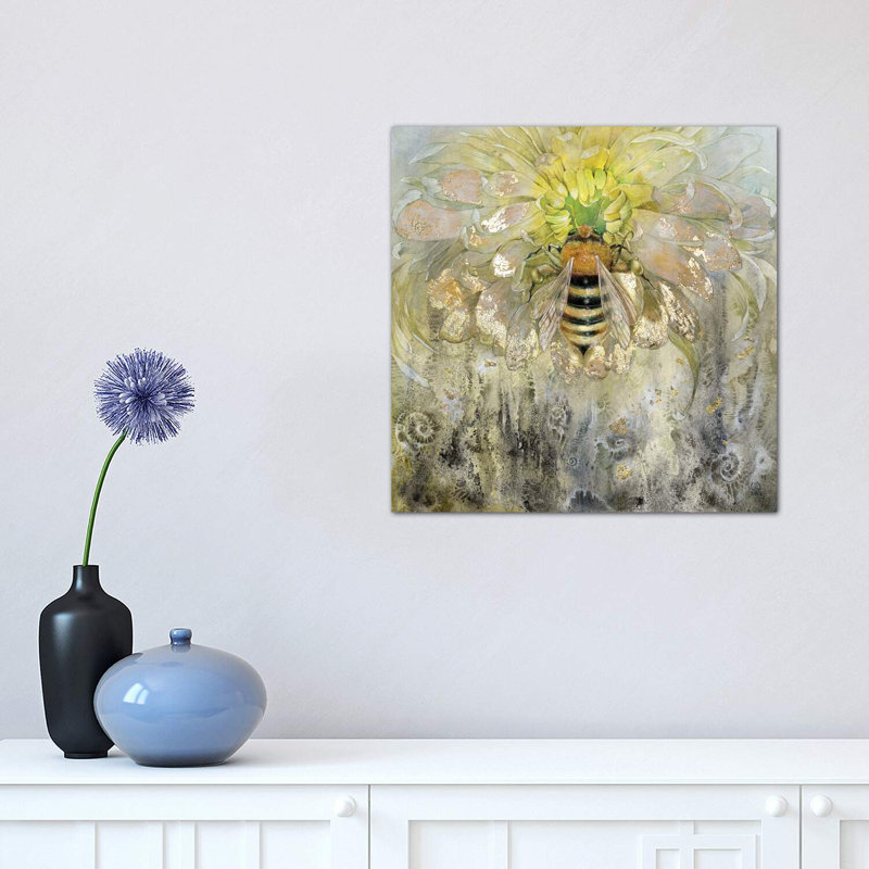 Bee by Stephanie Law - Wrapped Canvas Painting