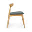 Ensemble de 2 chaises rétro en bois d'hévéa avec dossier ergonomique et coussins moelleux-220121118-220121119