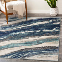 Blue Swirl Rug